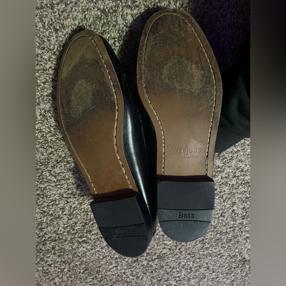 G.H. Bass & Co. Black Weejuns Leather Loafers – Men’s Size 11.5 - Picture 2 of 3